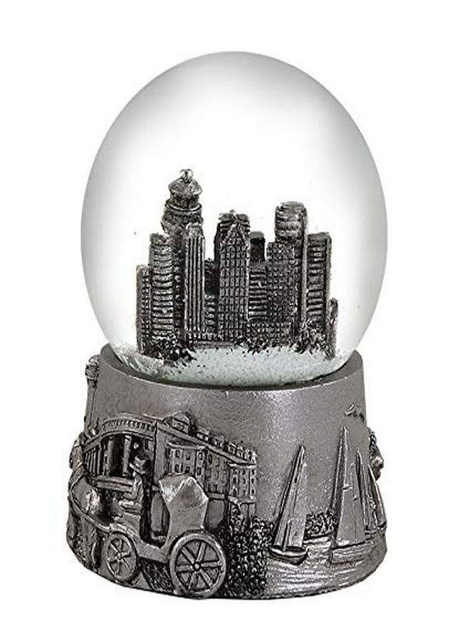 Americaware Michigan in Silver 65mm Snow Globe - Image 2